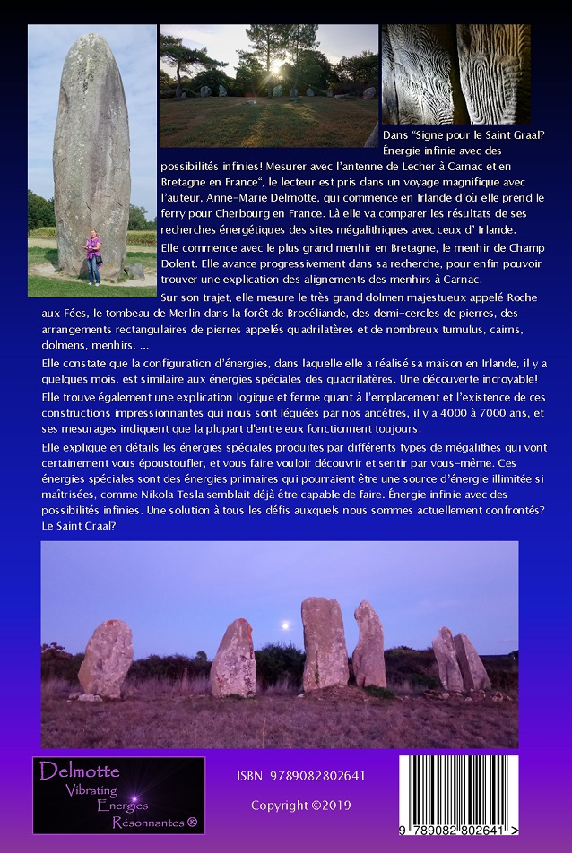 Mégalithes Bretagne mesurer avec antenne Lechere